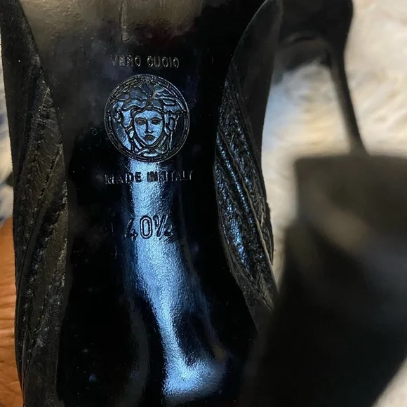 Versace suede knees heels boots - Picture 4 of 7